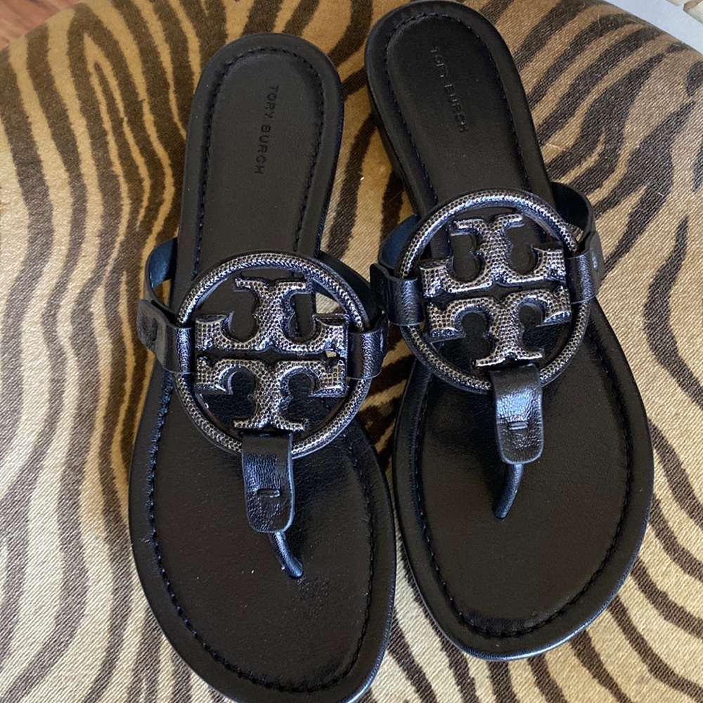 Tory Burch Miller slides size 9.5 NEW